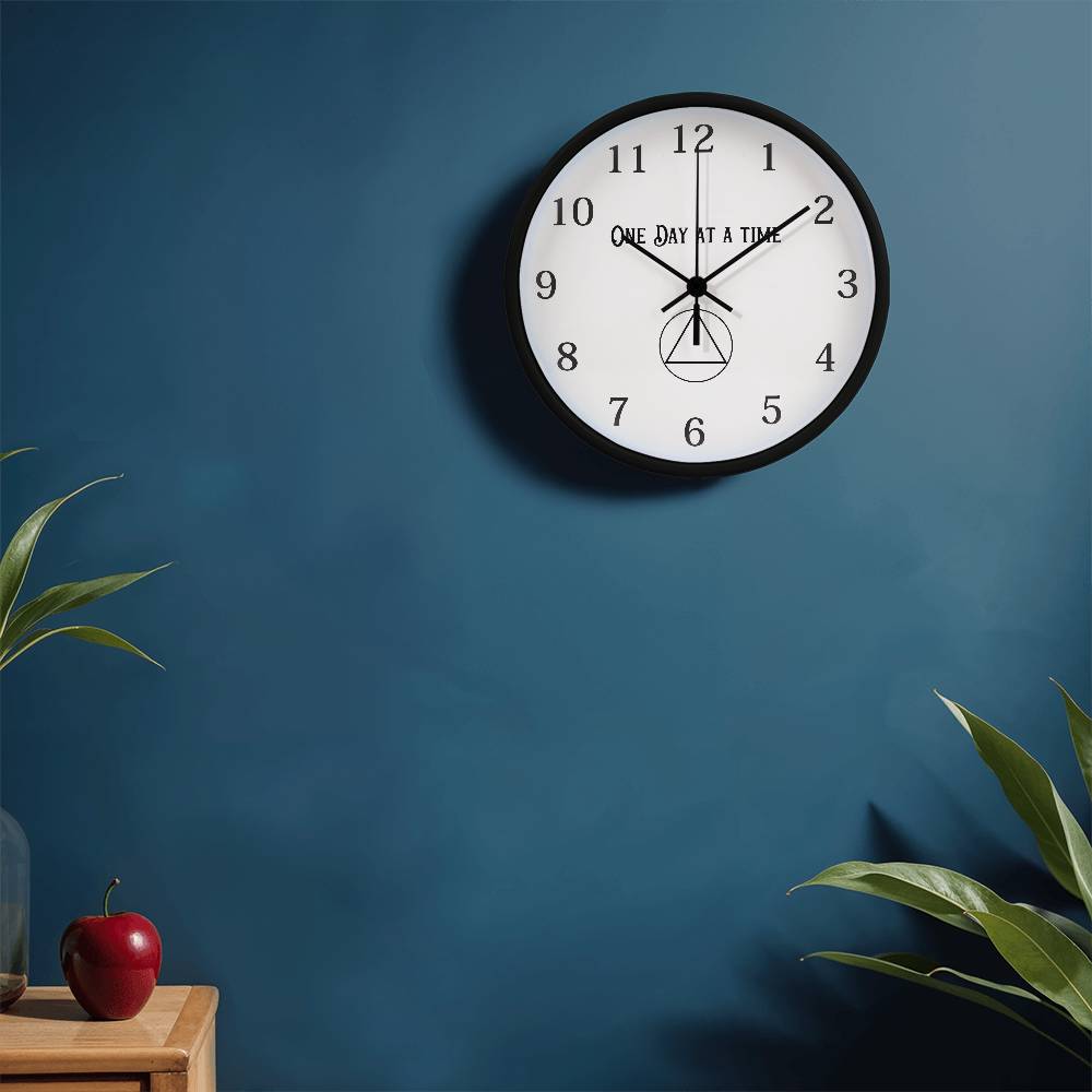 One Day At A Time Recovery Wall Clock