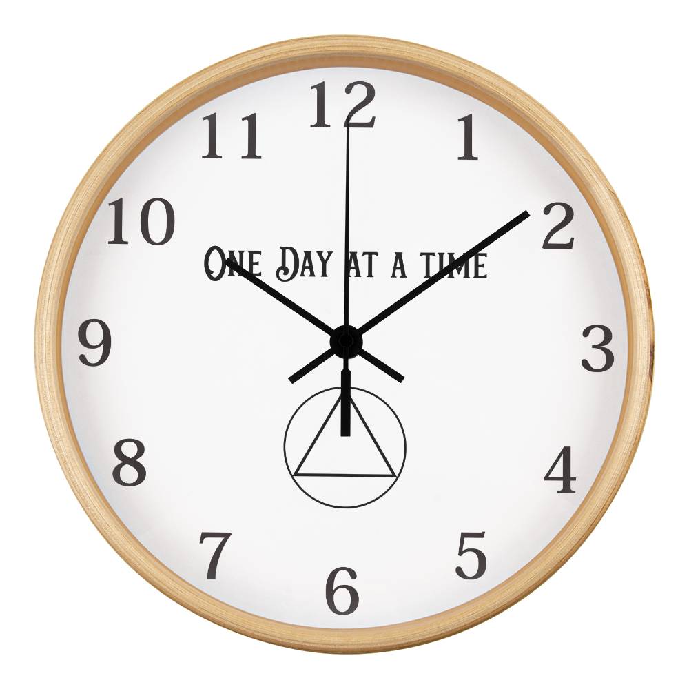 One Day At A Time Recovery Wall Clock