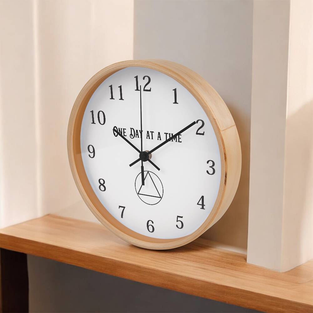 One Day At A Time Recovery Wall Clock