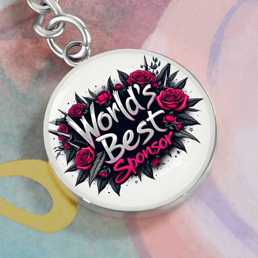 World's Best Sponsor Keychain ~ Personalized Gift for Sponsors