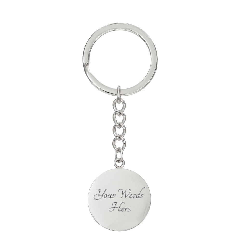 1-50 Sobriety Years Keepsake - Engrave custom message on back