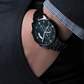 6 Years and Counting Sobriety Watch for Men | Engraved Black Chronograph with Inspiring Message