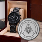 Men's Sobriety Milestone Watch – Customizable Years Sober and Message