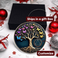 Tree of Life Sobriety Ornament with Customizable AA Symbol