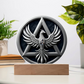 1-50 Year LED Phoenix Sobriety Milestone Plaque – Symbol of Strength & Rebirth | Customizable Year