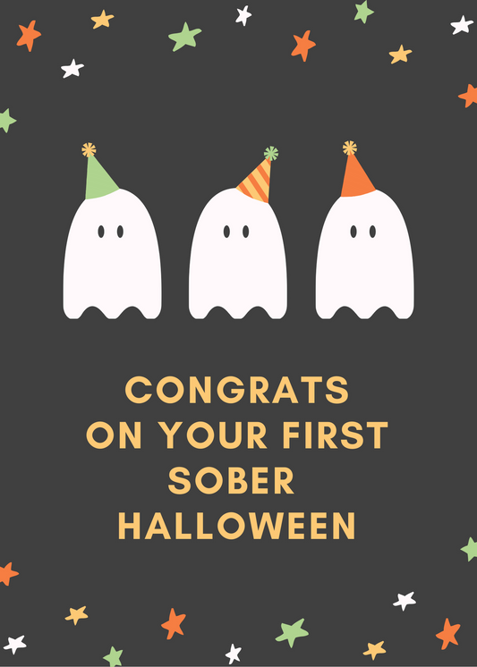 Congrats on first sober Halloween