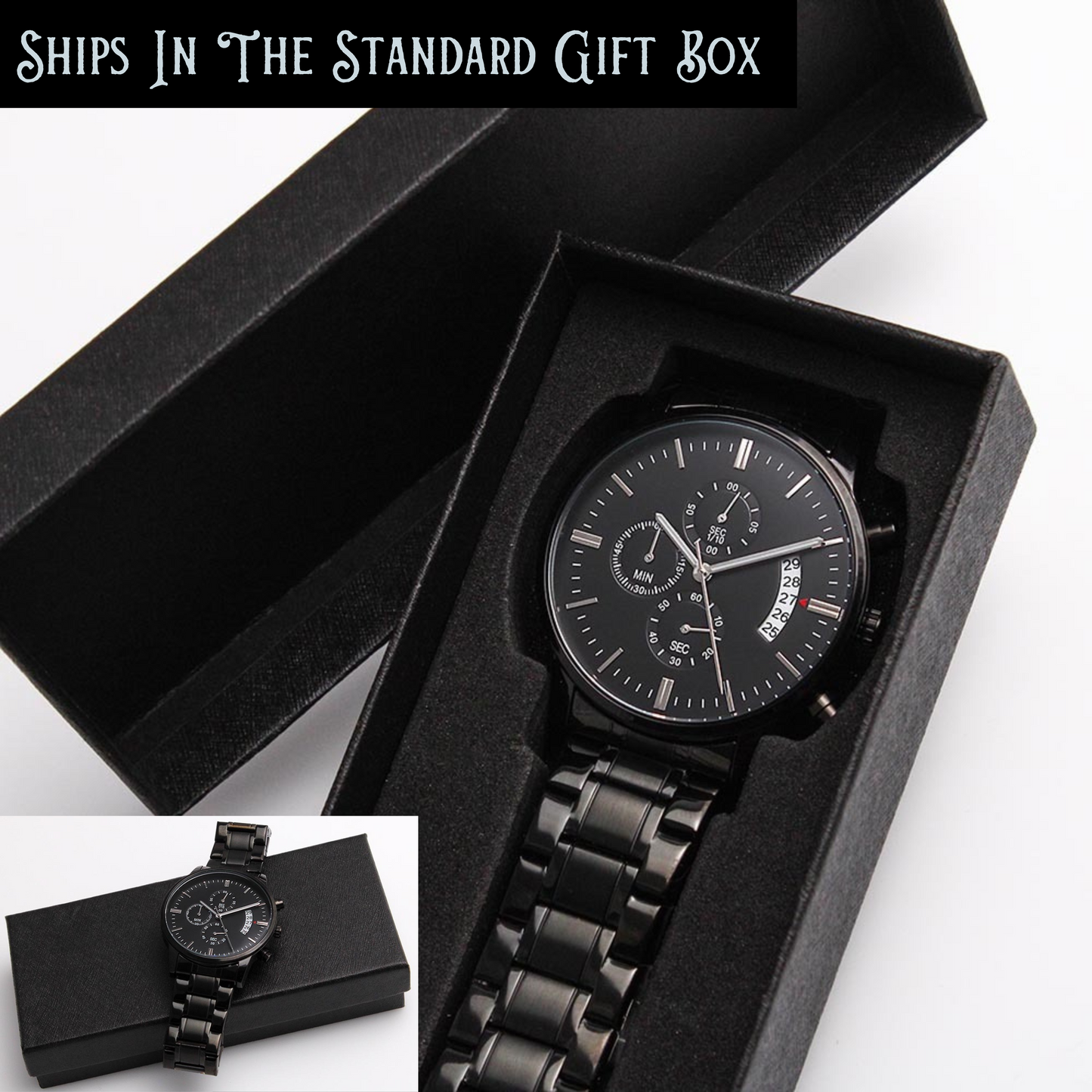 15 Years and Counting Sobriety Gift Watch | Personalized Milestone Gift for Him